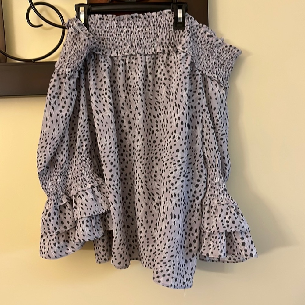 Versona off the shoulder top, long sleeve